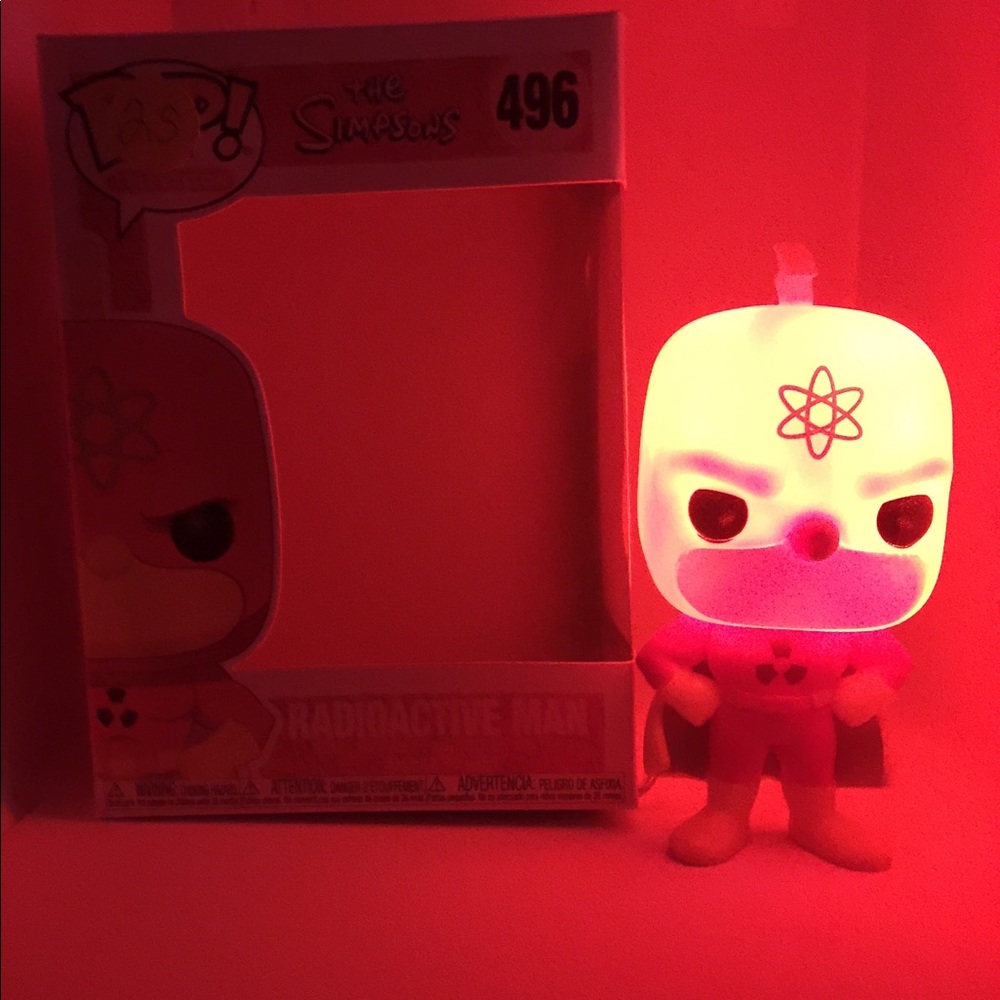 Funko pop custom radioactive man light up